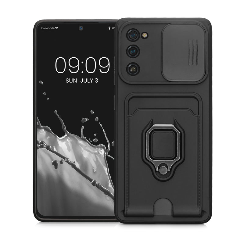 Samsung Galaxy S20 FE Wallet Case Silicone with Camera Cover
