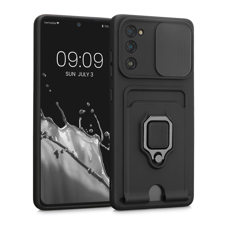 Samsung Galaxy S20 FE Wallet Case Silicone with Camera Cover