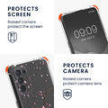 kwmobile Necklace Case compatible with Oppo Find X3 Lite Cover Silicone Case with Lanyard Cherry Blossom Petals