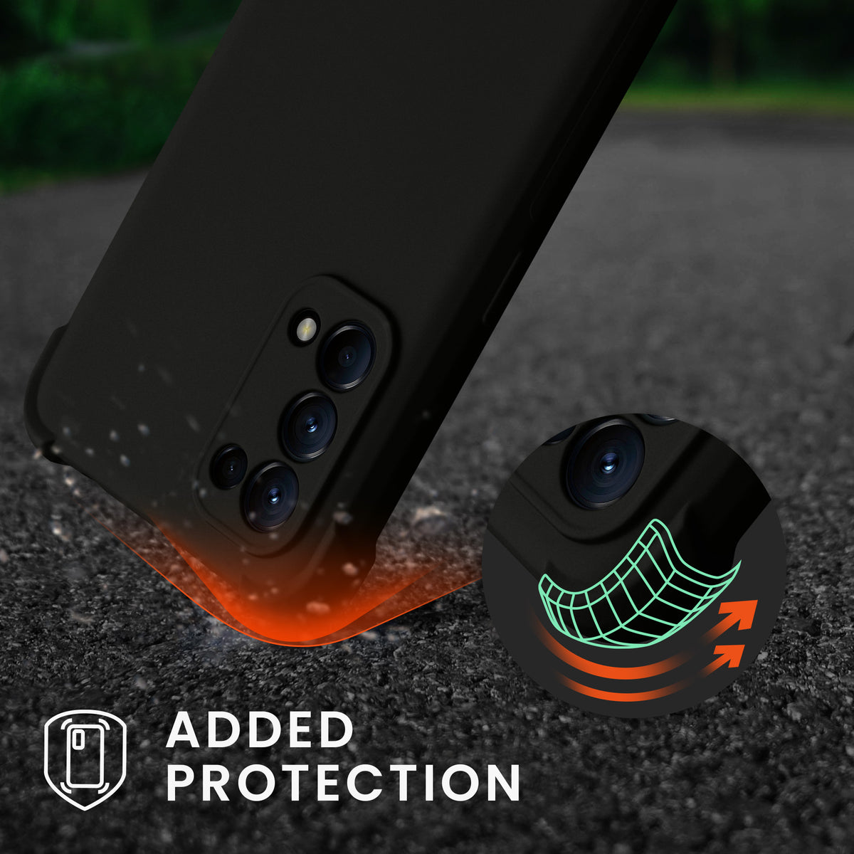 kwmobile Necklace Case Compatible with Oppo Find X3 Lite - Cover with Lanyard - Silicone Protective Case