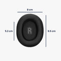 kwmobile Ohr Polster für JBL E55BT Kopfhörer Ersatzteile Over Ear Headphones