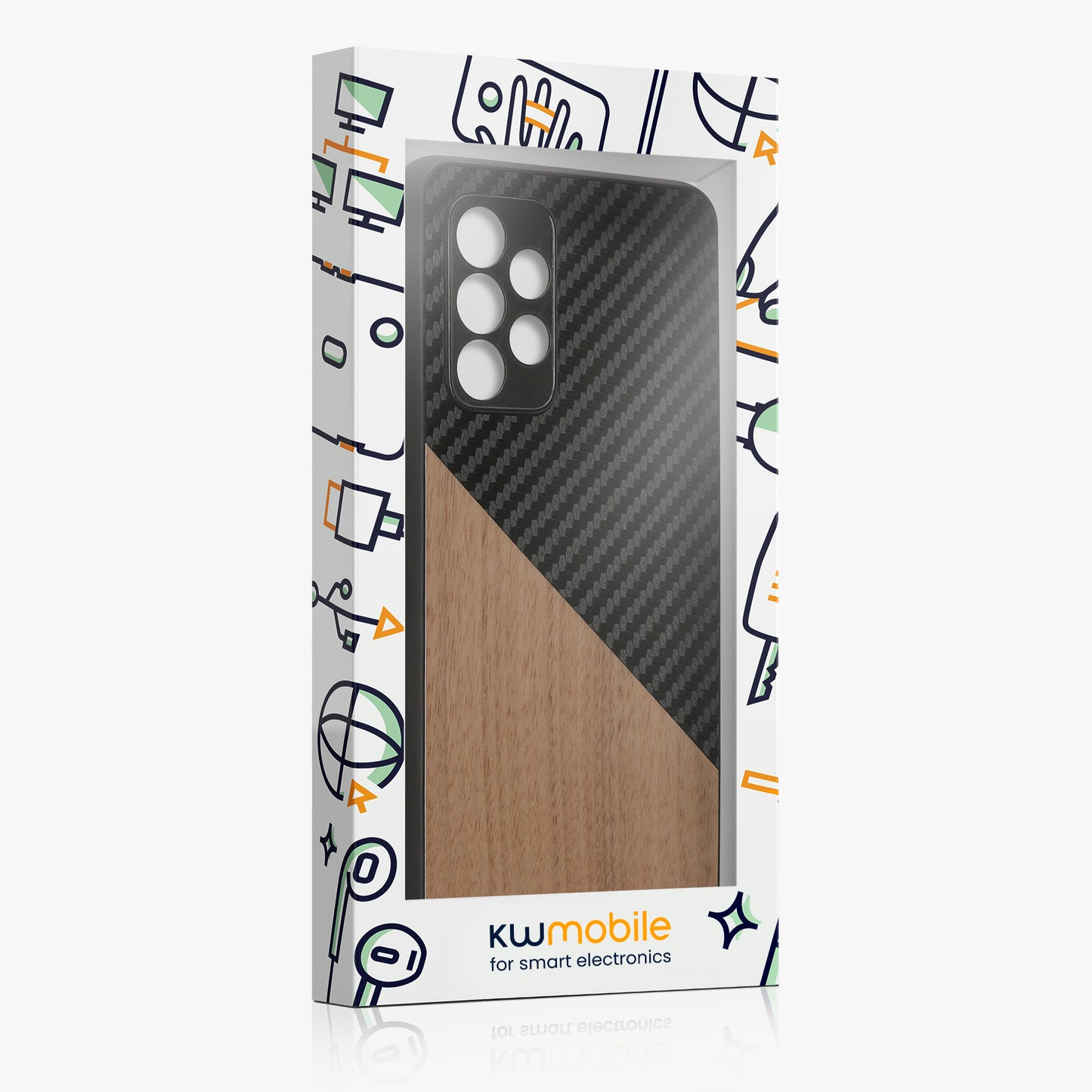 kwmobile Case Compatible with Samsung Galaxy A52 / A52 5G / A52s 5G - Phone Case - Phone Protective Cover - Smartphone Cover