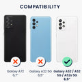 kwmobile Case Compatible with Samsung Galaxy A52 / A52 5G / A52s 5G - Phone Case - Phone Protective Cover - Smartphone Cover