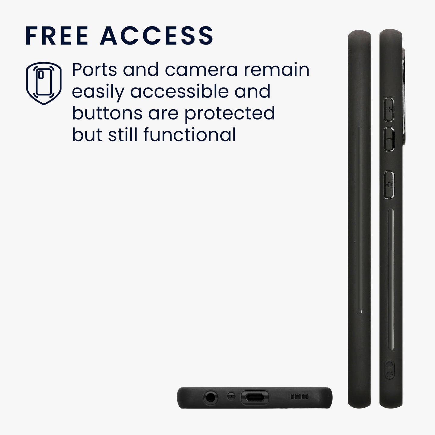 kwmobile Case Compatible with Samsung Galaxy A52 / A52 5G / A52s 5G - Phone Case - Phone Protective Cover - Smartphone Cover