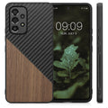 Samsung Galaxy A53 5G Phone Case Walnut Wood Carbon
