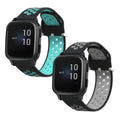 kwmobile Uhrenarmband für Garmin Venu Sq Music / Sq Armband - Fitnesstracker Band Set aus Silikon - Ersatzarmband