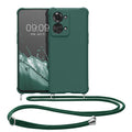 kwmobile Necklace Case compatible with OnePlus Nord 2T 5G Case - Cover with Lanyard - Silicone Protective Case