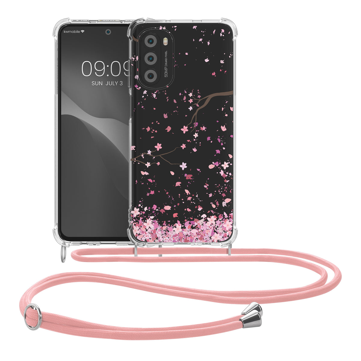 Motorola Moto G52 / Moto G82 5G Silicone Necklace Phone Case