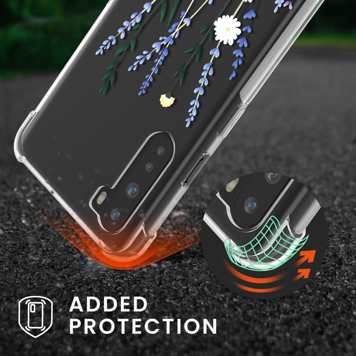 OnePlus Nord Silicone Necklace Phone Case Patterned