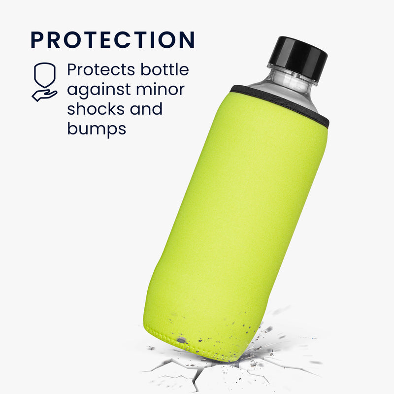 kwmobile Schutzhülle kompatibel mit SodaStream Glasflasche - Flaschen Kühler für Wasser Karaffe - Sonstiges