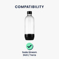 kwmobile Schutzhülle kompatibel mit SodaStream Glasflasche - Flaschen Kühler für Wasser Karaffe - Sonstiges