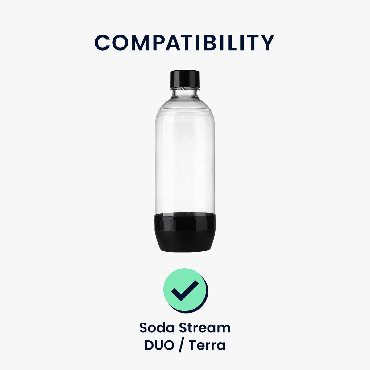 kwmobile Schutzhülle kompatibel mit SodaStream Glasflasche - Flaschen Kühler für Wasser Karaffe - Sonstiges
