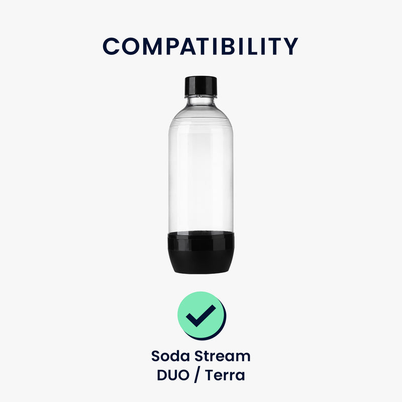kwmobile Schutzhülle kompatibel mit SodaStream Glasflasche - Flaschen Kühler für Wasser Karaffe - Sonstiges