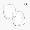 kwmobile Silicone Case for Fitbit Versa 4 / Sense 2 Protective Fullbody Display Cover Set