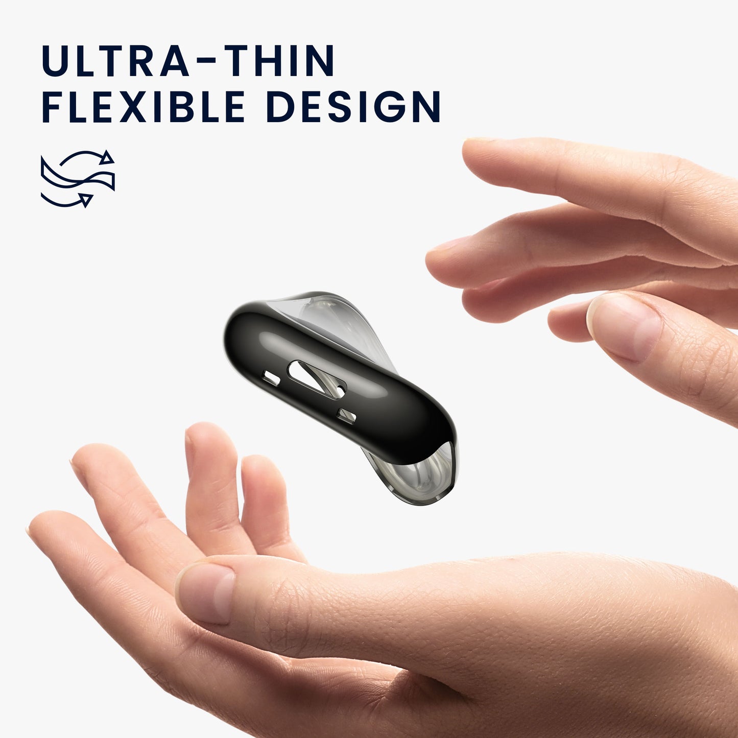 kwmobile Silicone Case for Fitbit Versa 4 / Sense 2 Protective Fullbody Display Cover Set