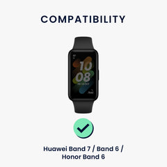 kwmobile Uhrenarmband für Huawei Band 7 / Band 6 / Honor Band 6 Armband - Fitnesstracker Band Set - Ersatzarmband