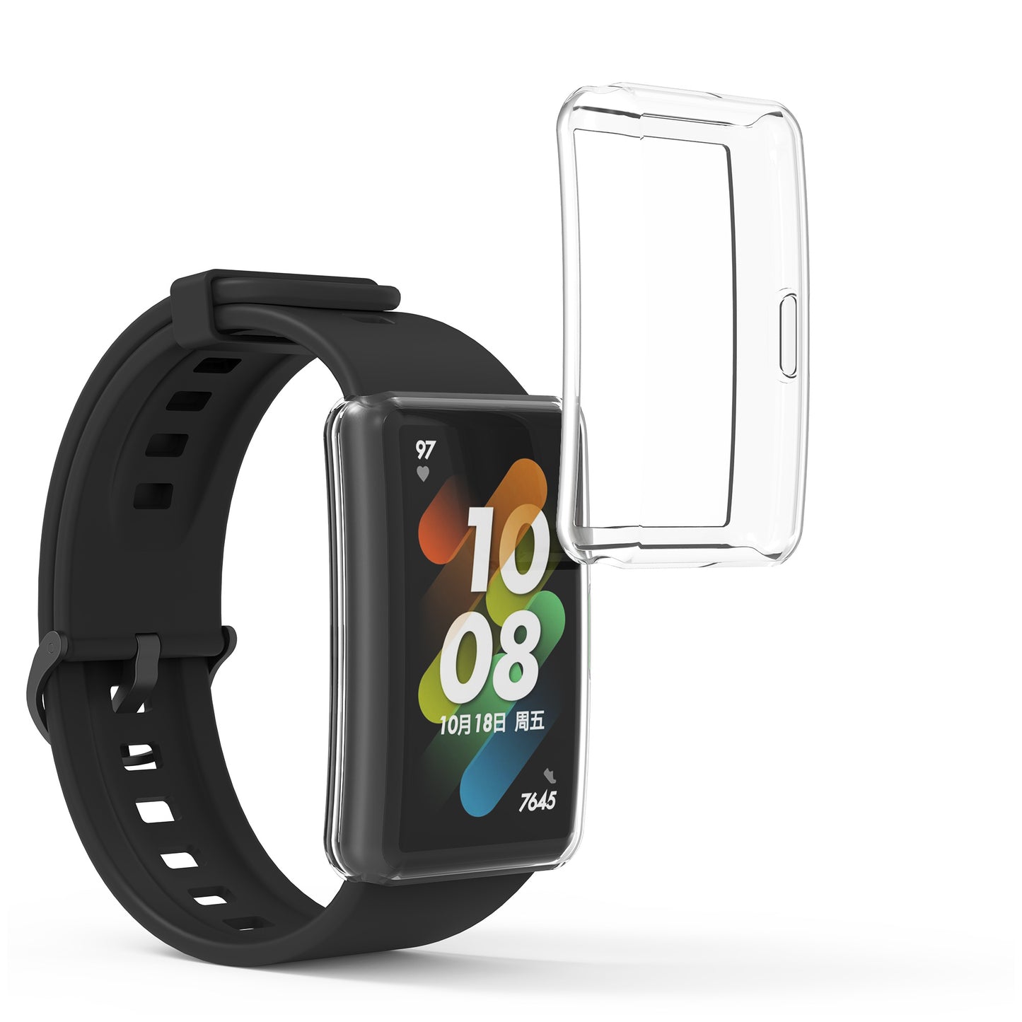 kwmobile Schutzhülle für HONOR Band 7 / Band 6 / Huawei Band 7 / Band 6 - Fullbody Display Cover Set - [dsg02] - Hüllen