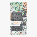 kwmobile ID Card Holder Set Hardcase Card Protector with Lanyard ID Card Sleeve