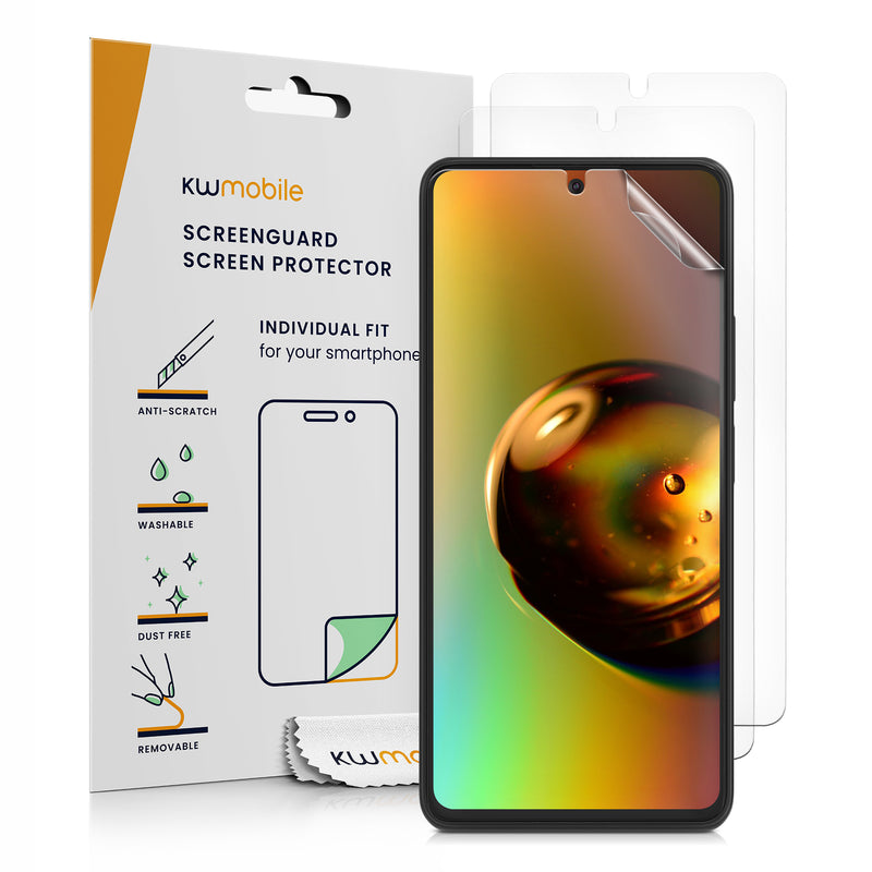 kwmobile 3x Displayschutzfolie kompatibel mit Xiaomi 11T / 11T Pro Folie - klare Schutzfolien Set in transparent Transparent  
