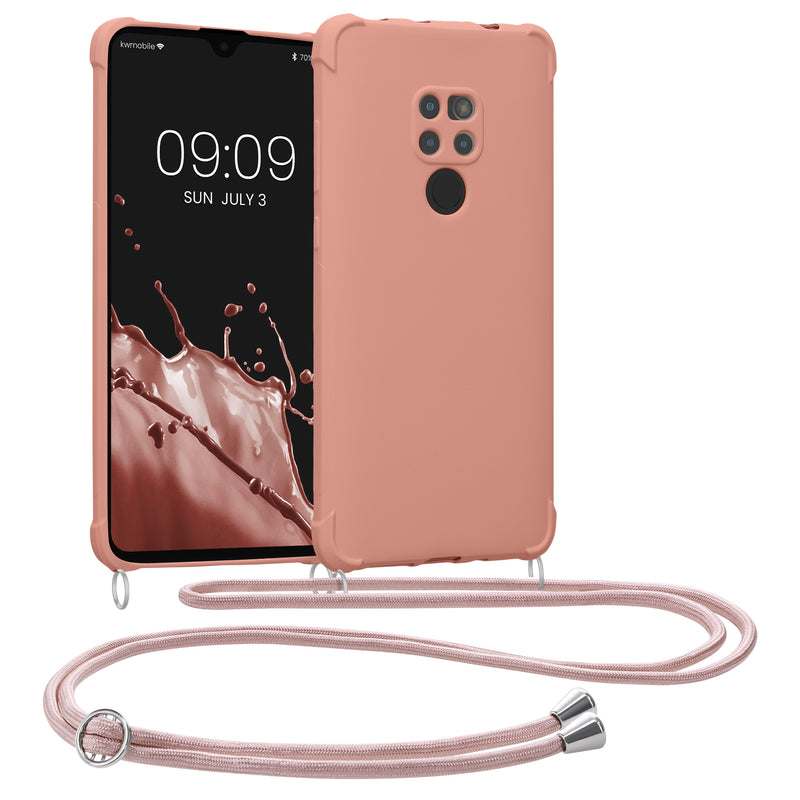 Huawei Mate 20 Necklace Phone Case Pearl Blush