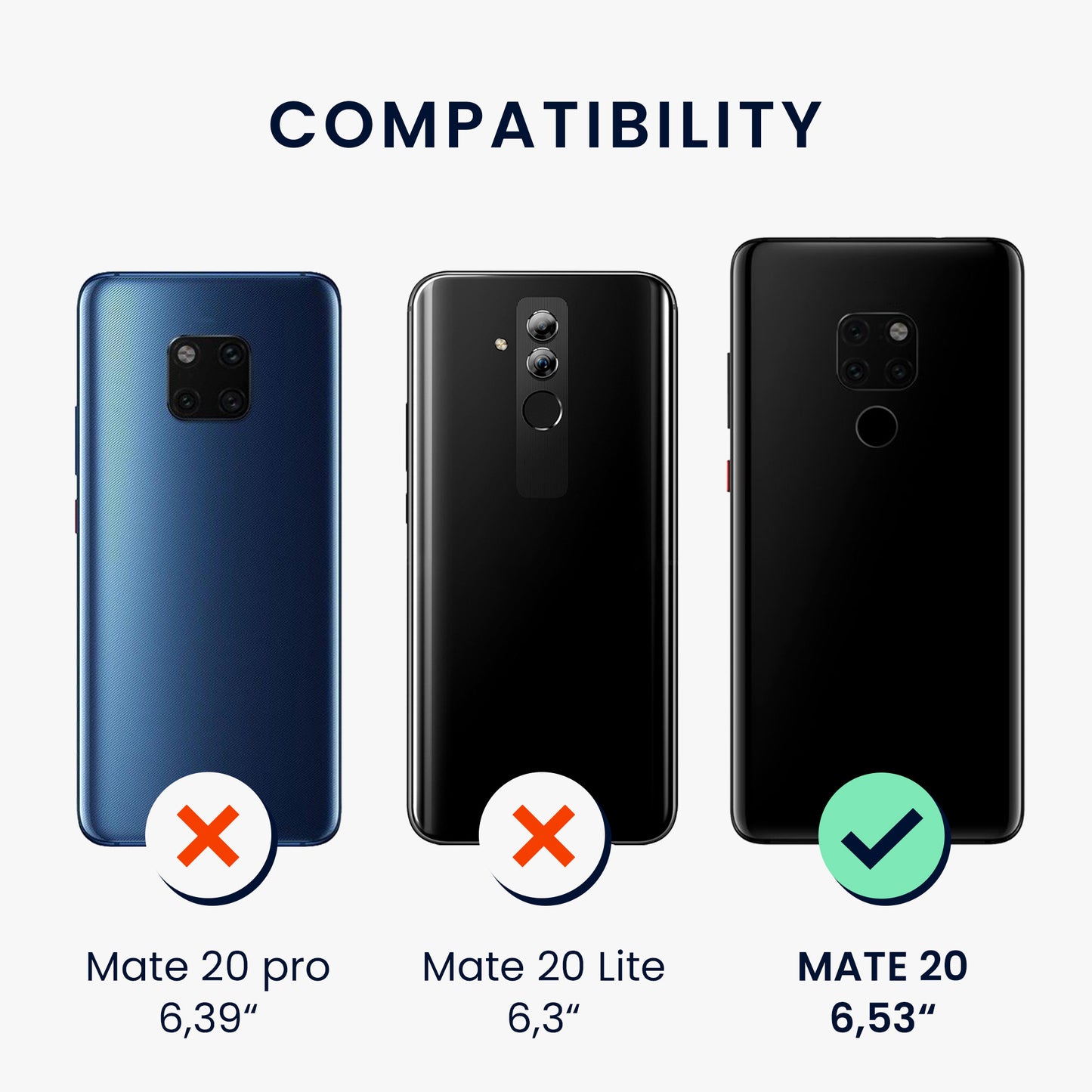 Case compatible with Huawei Mate 20