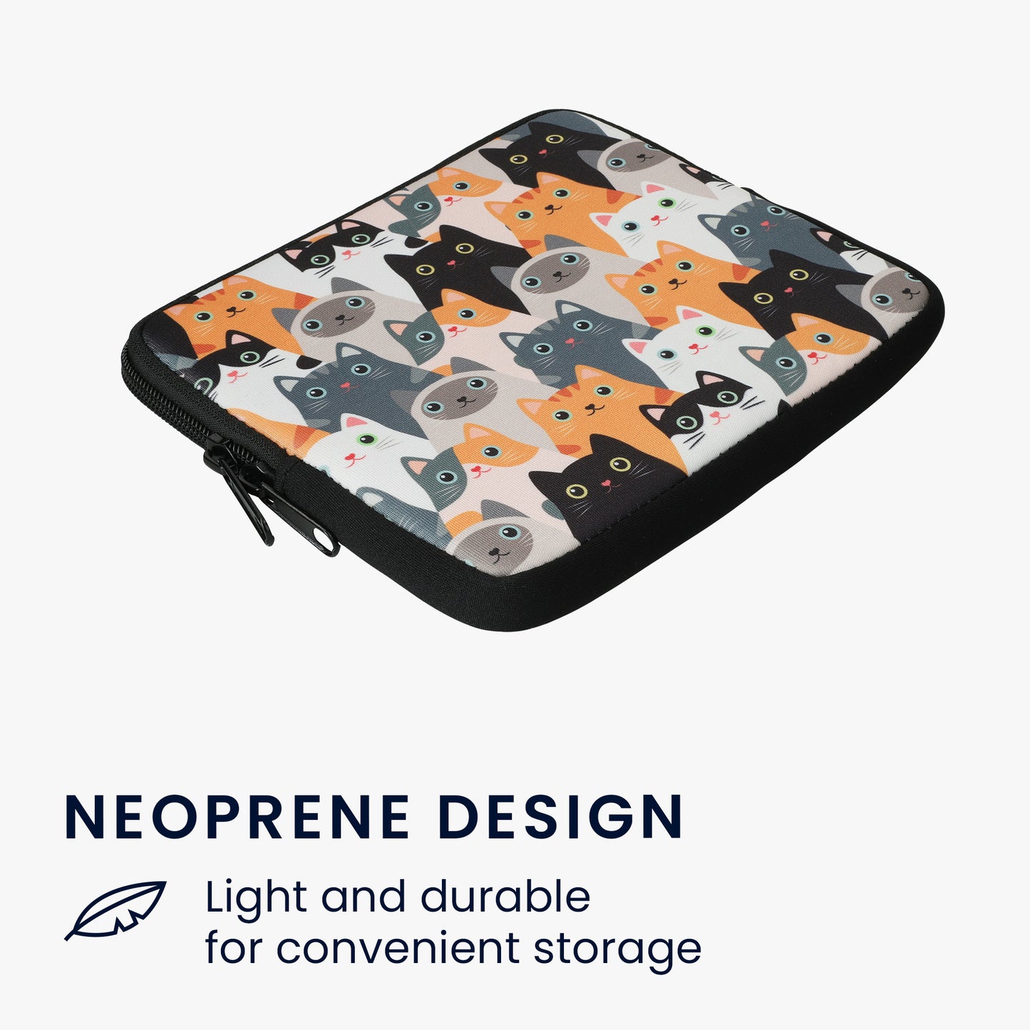 kwmobile Bag for eReader - Case Cover Galaxy Tree Meadow Grey Black - Inner Dimensions