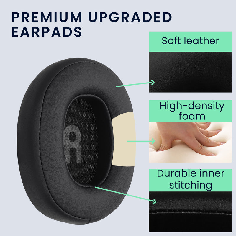 kwmobile Ear Pads for JBL Tune 700BT / 700BTNC / 750BT / 750BTNC Earpads Replacement Ear Cushions Headphone Spare Parts Headphone Replacement Pads for Over Ear Headphones