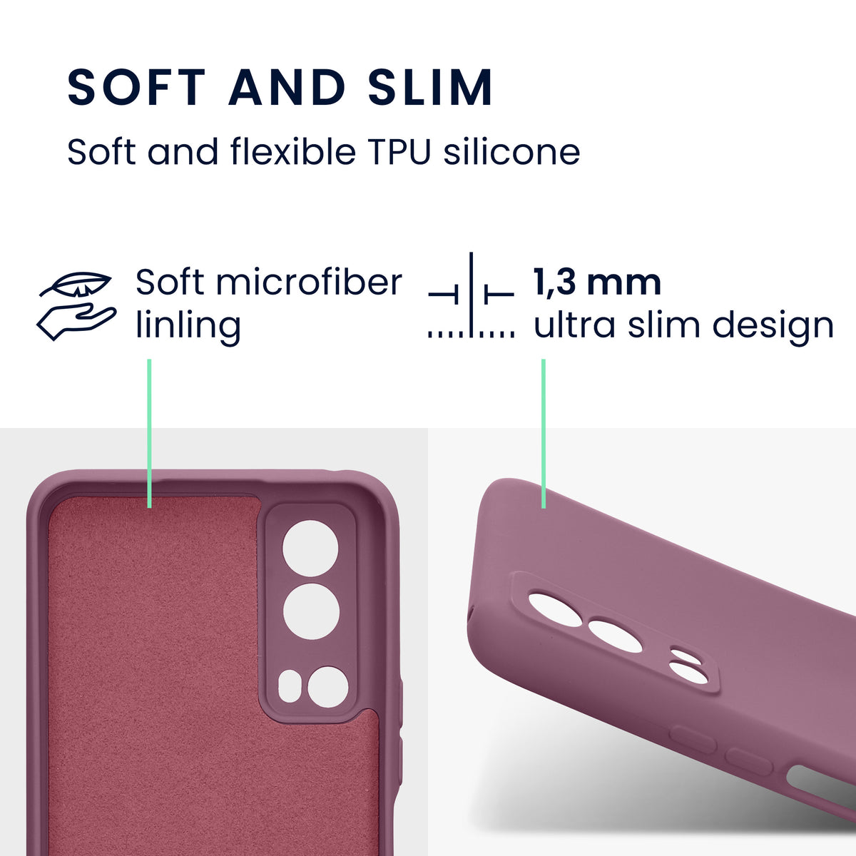 Vivo Y72 5G / Y52 5G Silicone Case