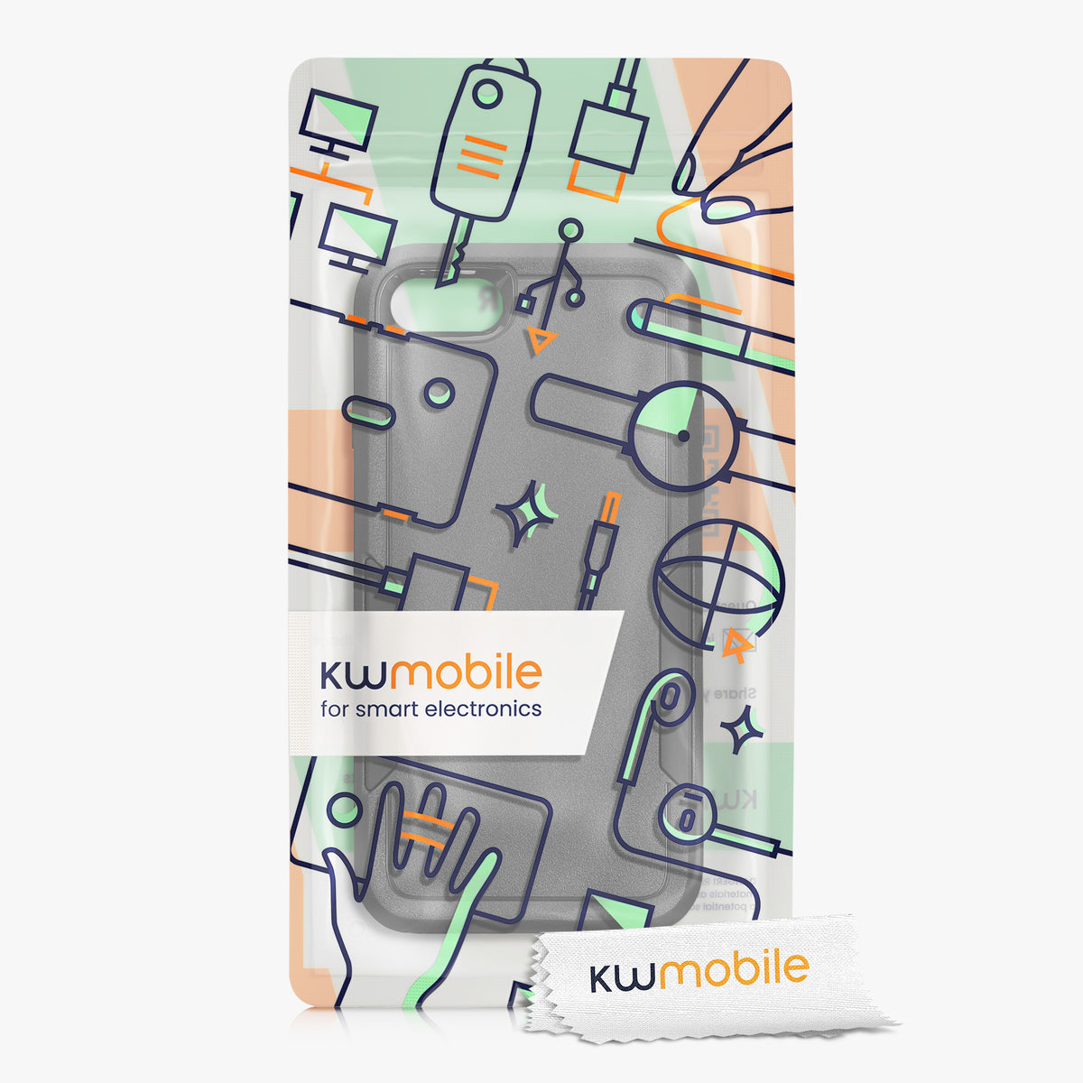 Phone Case for Apple iPhone SE (2022) / iPhone SE (2020) / iPhone 8 / iPhone 7 in TPU and Plastic
