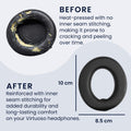 kwmobile Ear Pads for Corsair HS50 HS60 HS60 Pro HS70 HS70 Pro HS75 Earpads Replacement Ear Pads Headphone Spare Parts Headphone Replacement Pads Over Ear Headphones