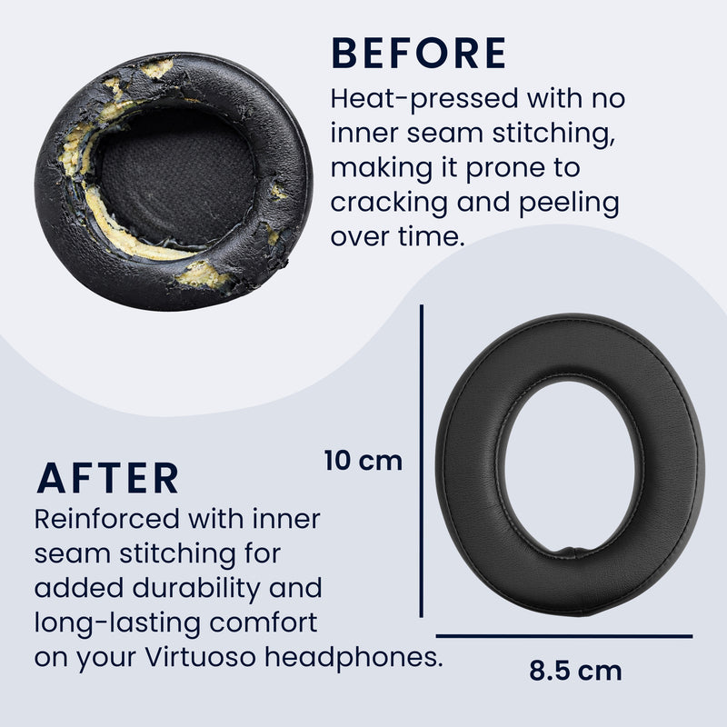 kwmobile Ear Pads for Corsair HS50 HS60 HS60 Pro HS70 HS70 Pro HS75 Earpads Replacement Ear Pads Headphone Spare Parts Headphone Replacement Pads Over Ear Headphones