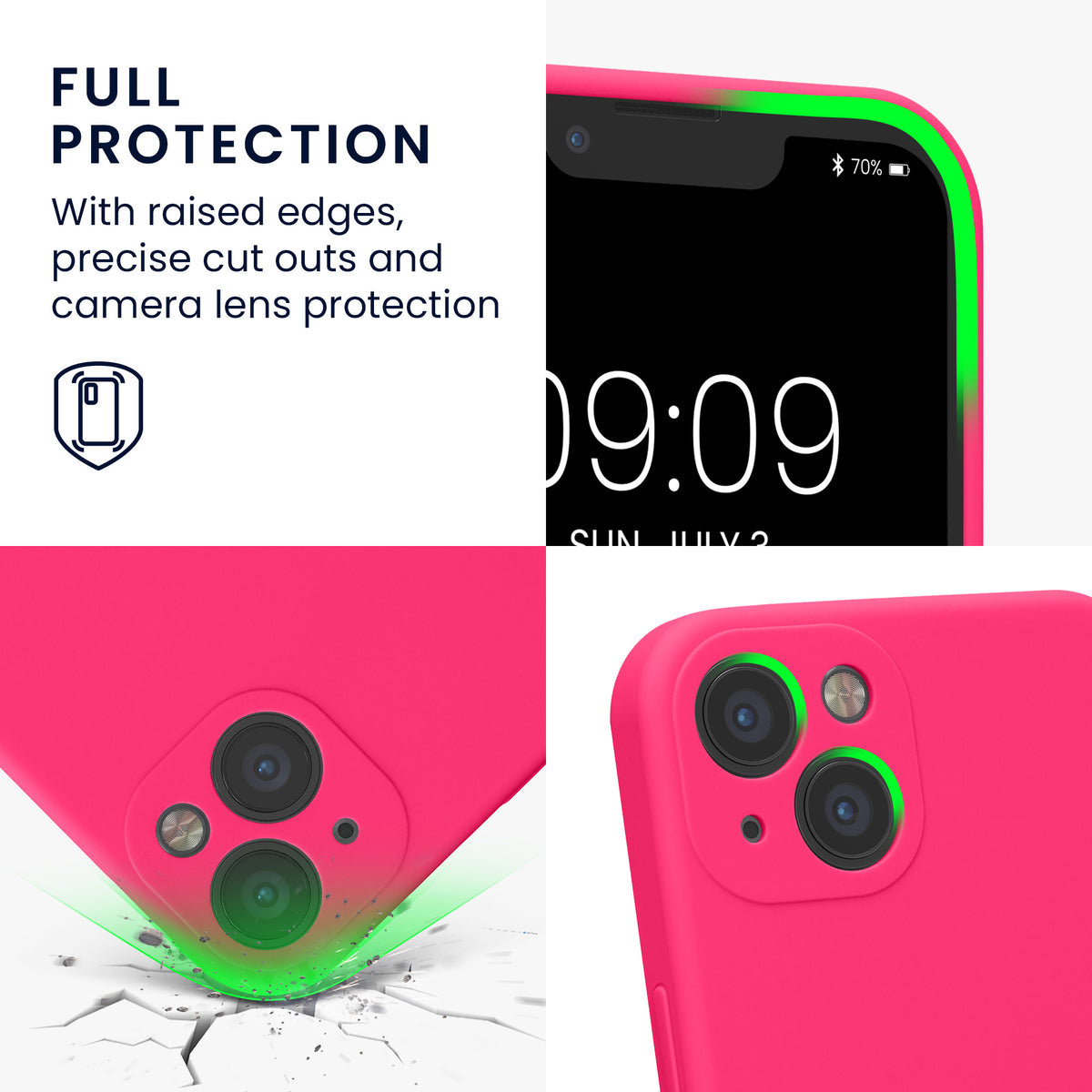 iPhone 13 Phone Case with Camera Protection