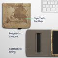 kwmobile Flip Case Compatible with Pocketbook Era / Era Color - Front Pocket Hand Strap
