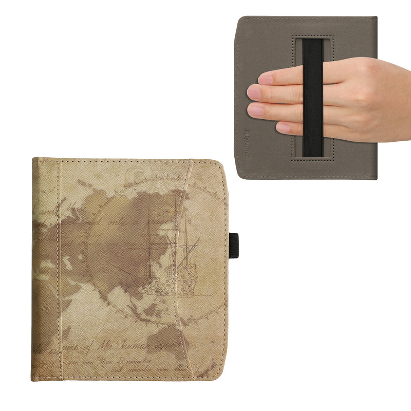 kwmobile Flip Case Compatible with Pocketbook Era / Era Color - Front Pocket Hand Strap