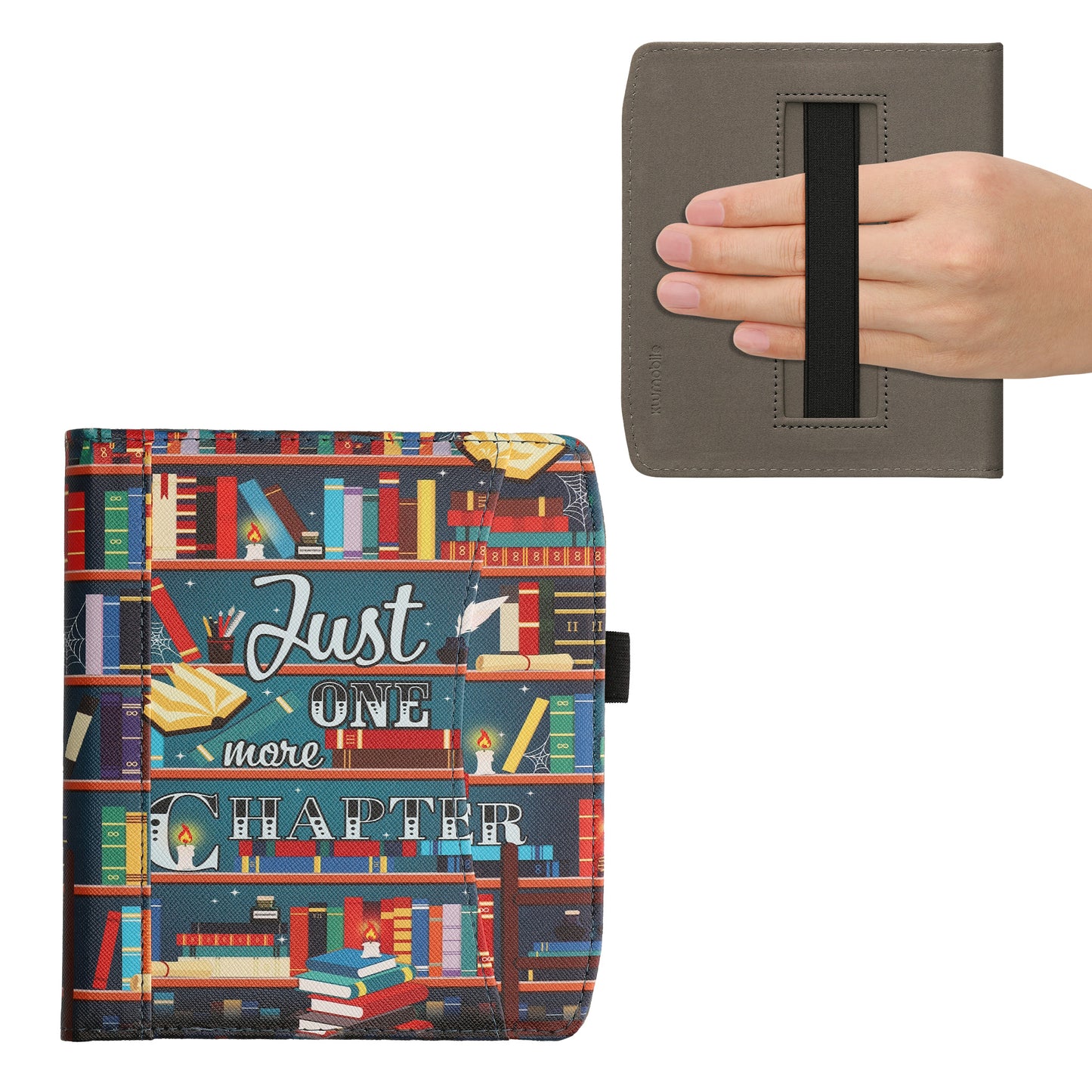kwmobile Flip Case Compatible with Pocketbook Era / Era Color - Front Pocket Hand Strap