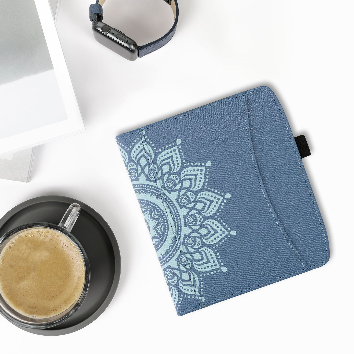 kwmobile Flip Case Compatible with Pocketbook Era / Era Color - Front Pocket Hand Strap