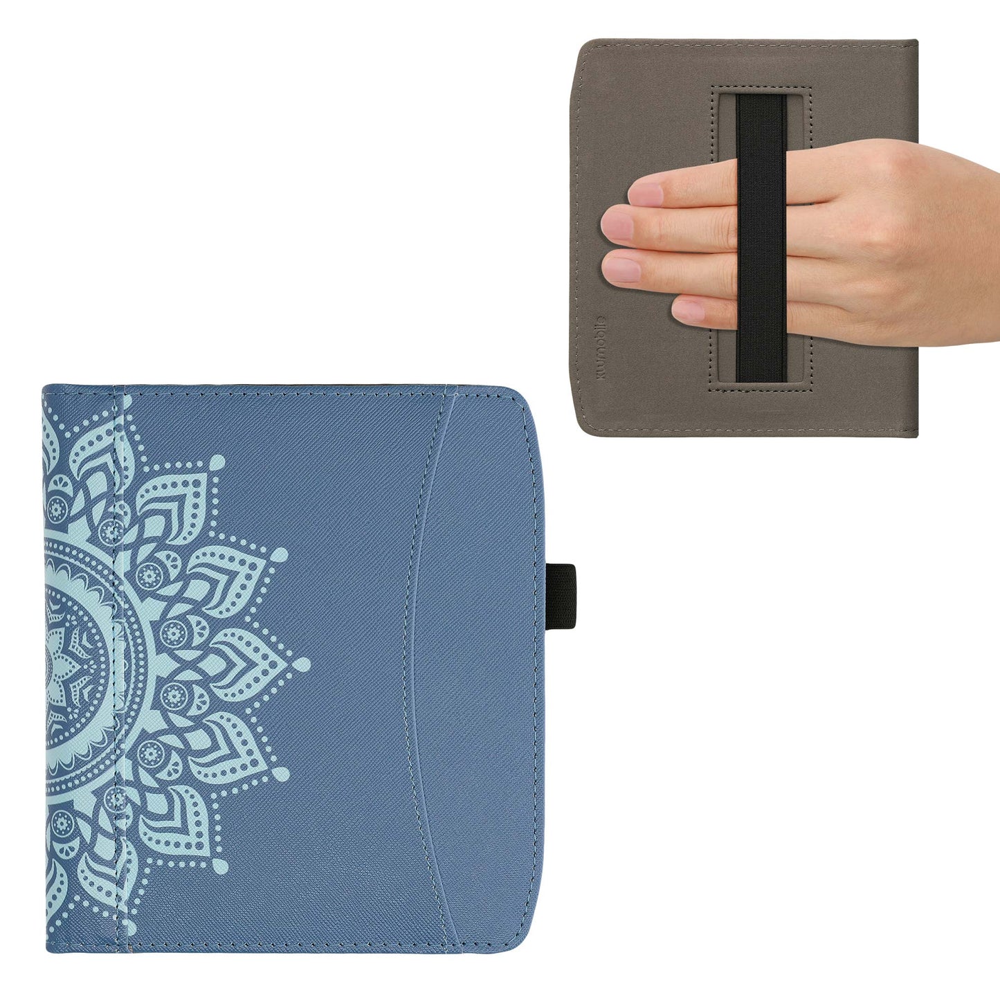 kwmobile Flip Case Compatible with Pocketbook Era / Era Color - Front Pocket Hand Strap