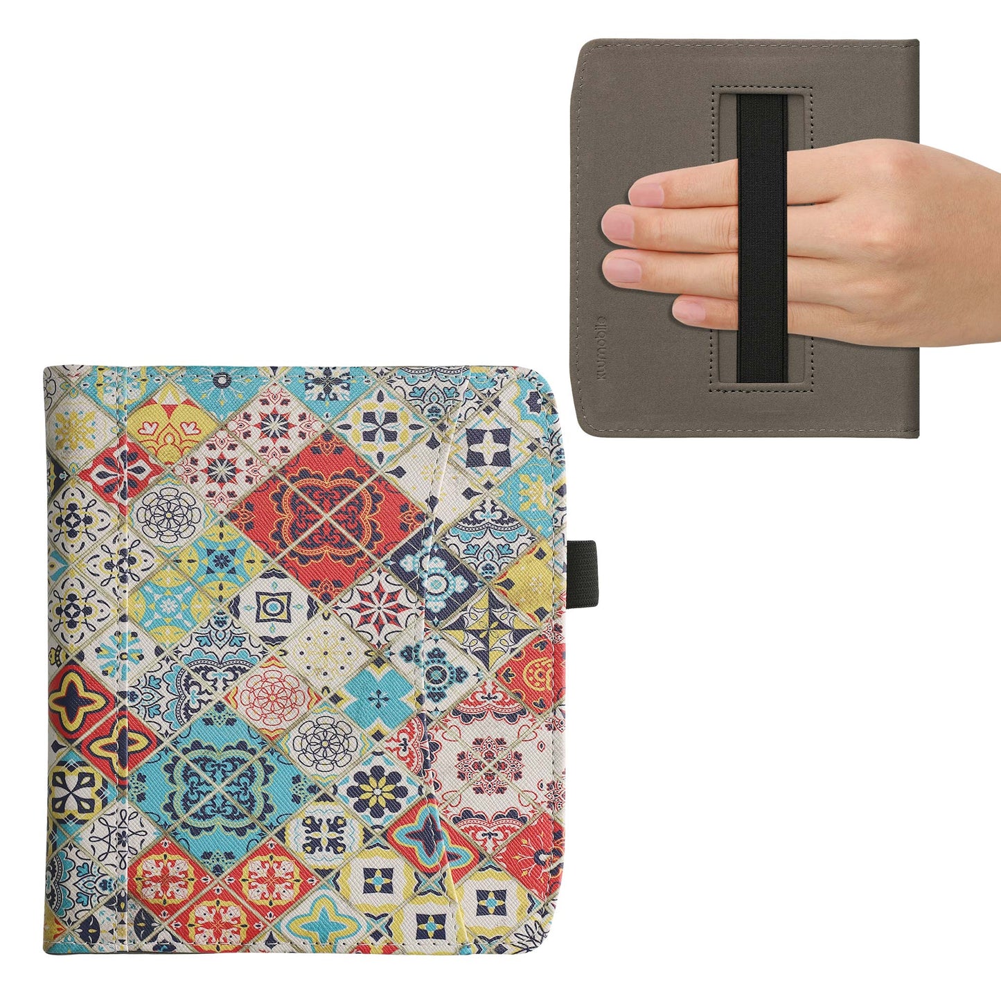kwmobile Flip Case Compatible with Pocketbook Era / Era Color - Front Pocket Hand Strap
