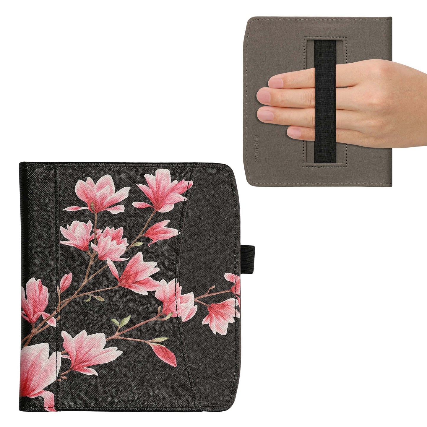kwmobile Flip Case Compatible with Pocketbook Era / Era Color - Front Pocket Hand Strap