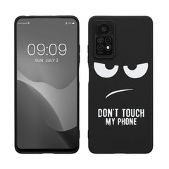 Silicone Phone Case for Xiaomi Redmi Note 11 Pro / Note 11 Pro (5G) / Note 12 Pro (4G) Don't Touch My Phone