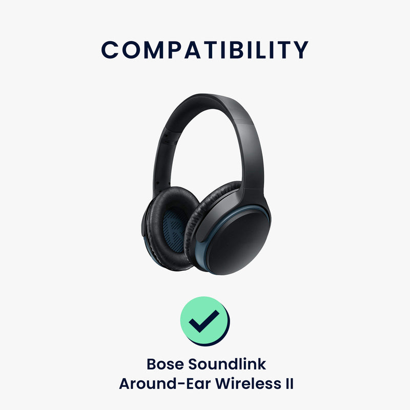 kwmobile Ohr Polster kompatibel mit Bose Soundlink Around-Ear Wireless II - Kopfhörer Ohrpolster - Polster für Over Ear