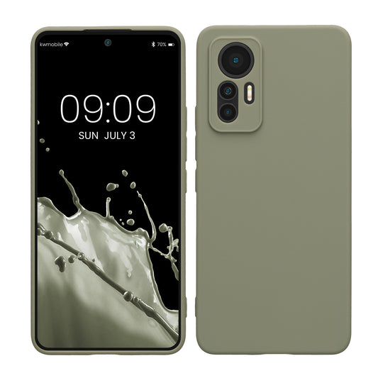 kwmobile Phone Case for Xiaomi 12 Lite 5G - Soft Silicone Phone Cover - Protective Case