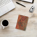 Car Registration Holder with Card Slots in Patterned Cork