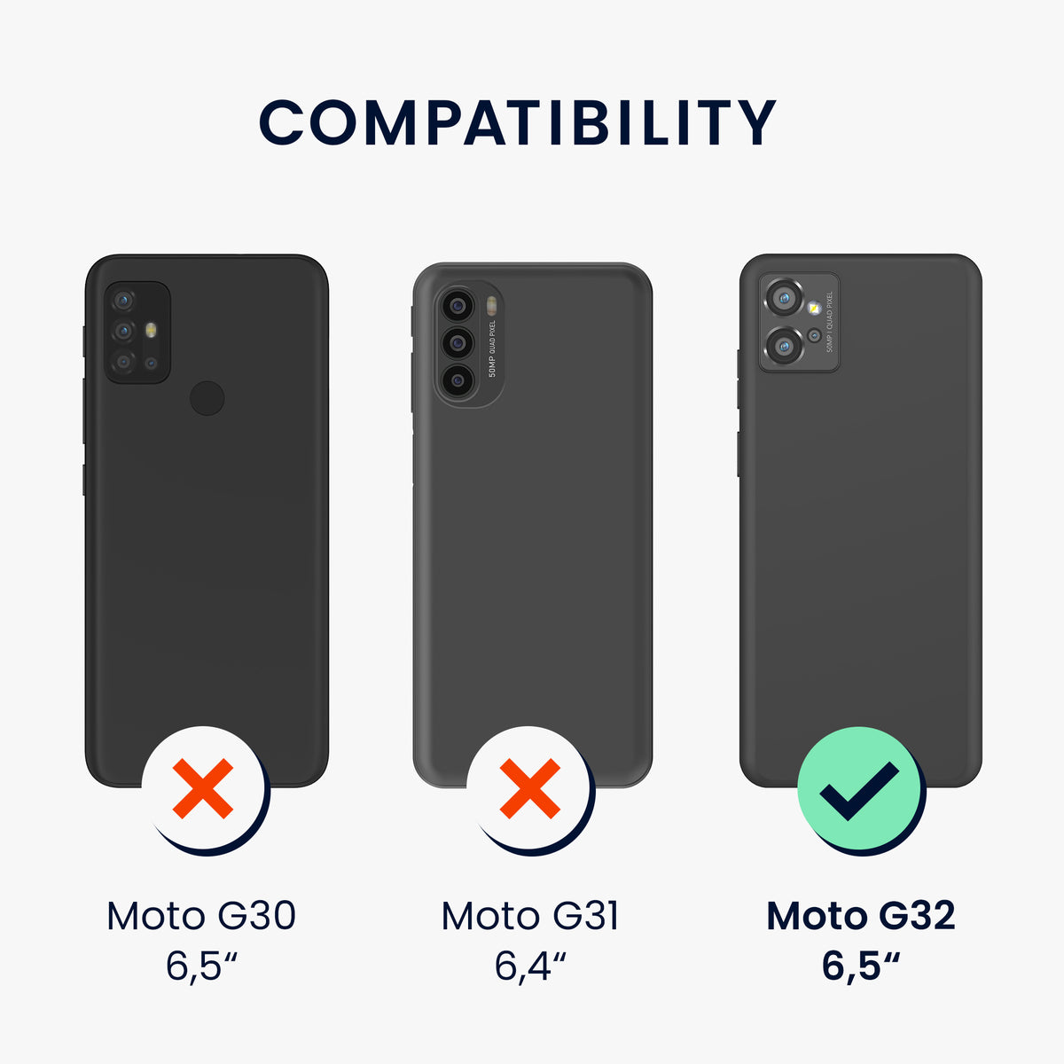 Crystal TPU Case for Motorola Moto G32 Transparent