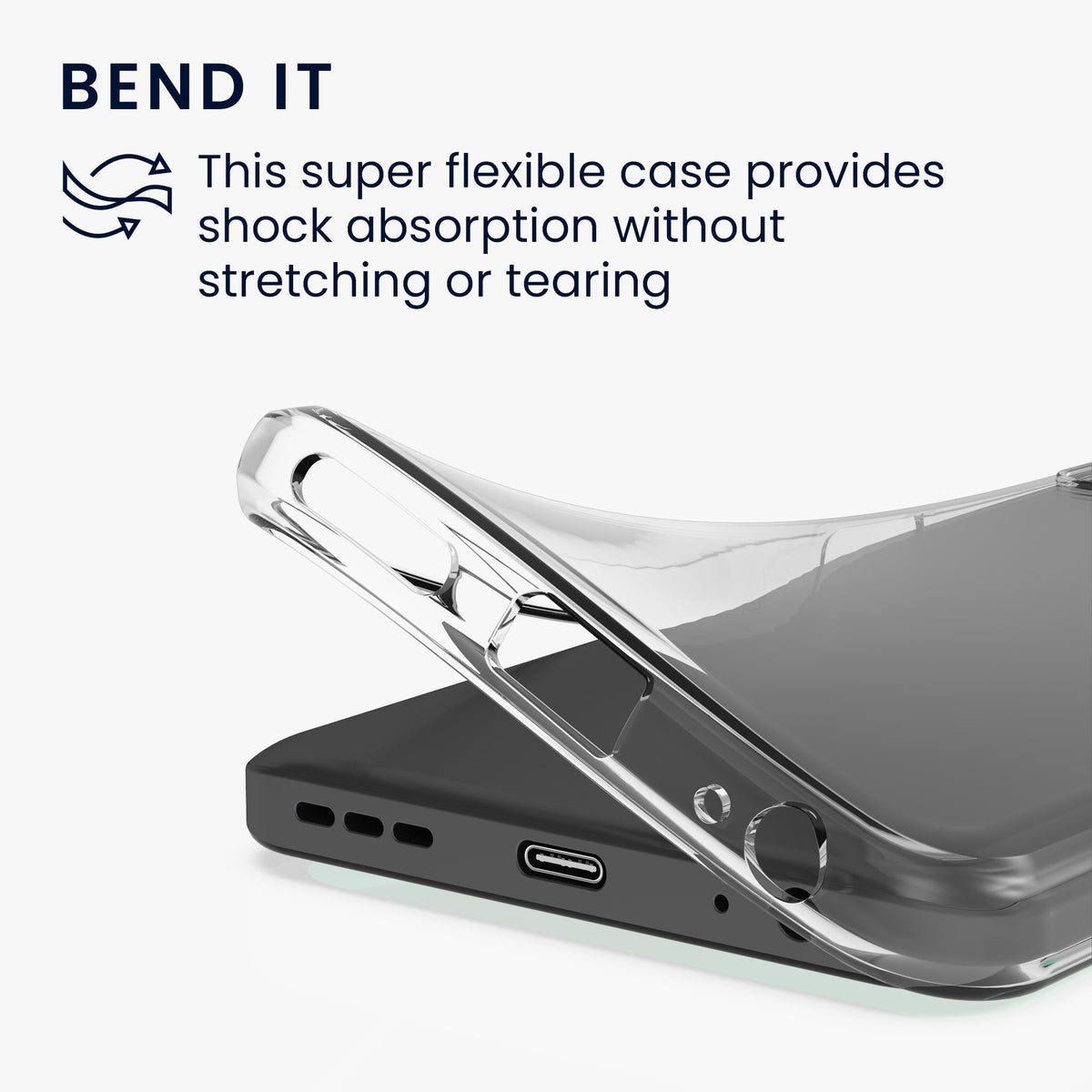 Crystal TPU Case for Motorola Moto G32 Transparent