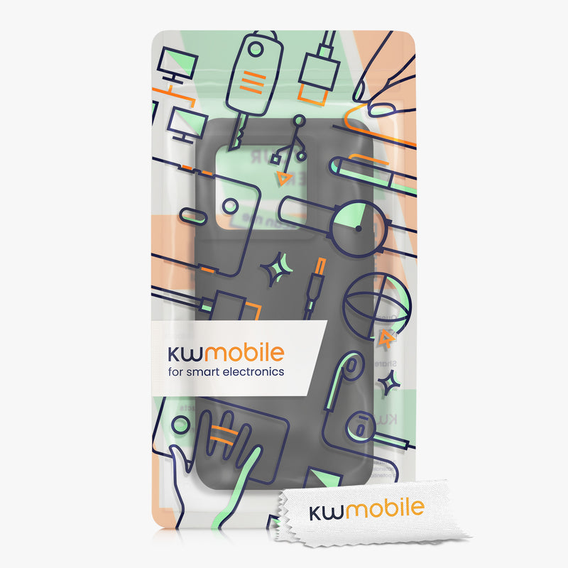Rubberized Silicone Case for OnePlus 10T 5G in Black