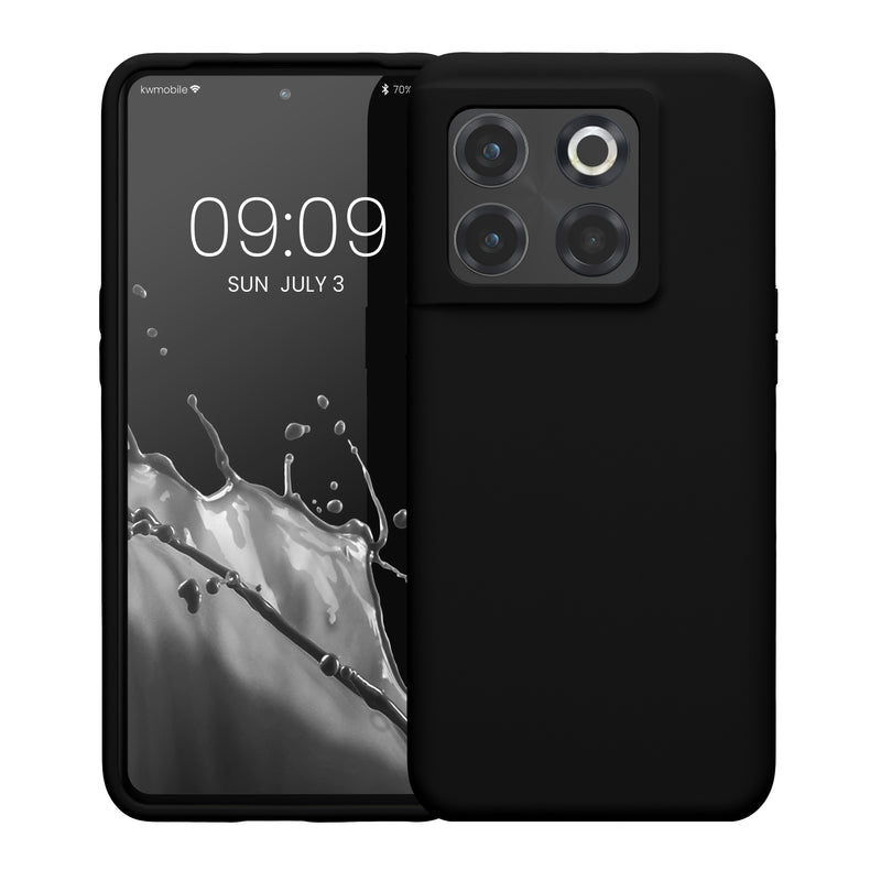 Rubberized Silicone Case for OnePlus 10T 5G in Black
