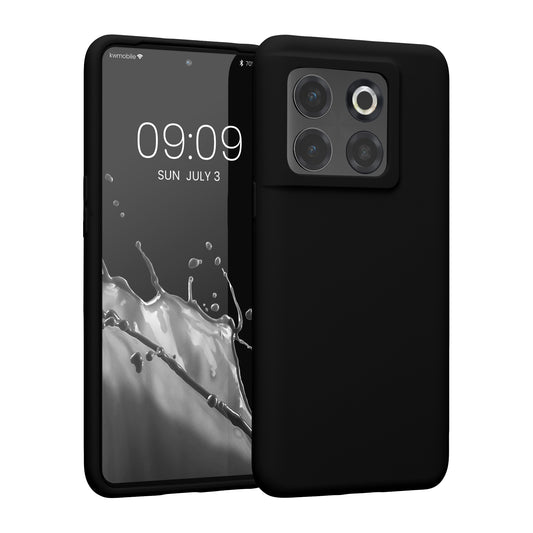 Rubberized Silicone Case for OnePlus 10T 5G in Black