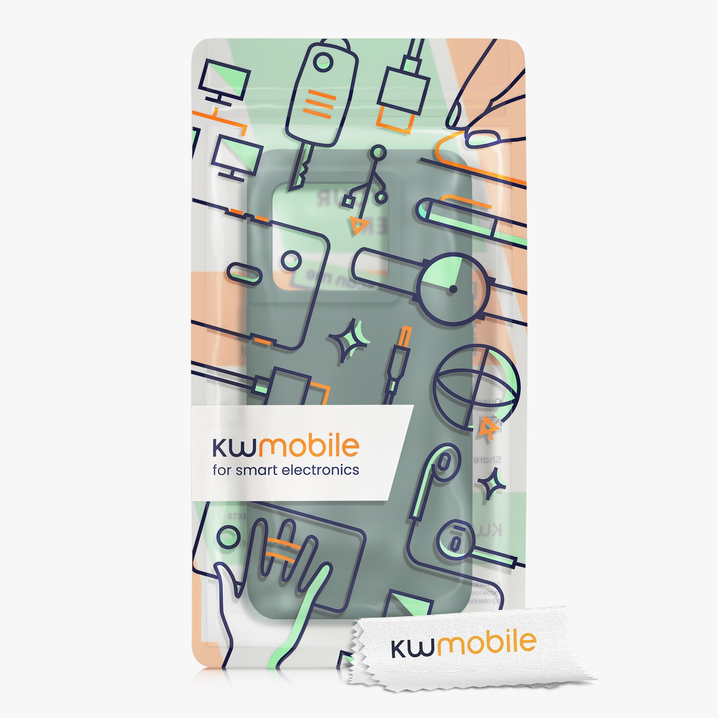 Rubberized Silicone Case for OnePlus 10T 5G in Black