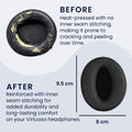 kwmobile Ear Pads for Sennheiser HD400S / HD450SE / HD458BT Earpads Replacement Ear Pads Headphone Spare Parts Headphone Replacement Pads for Over Ear Headphones